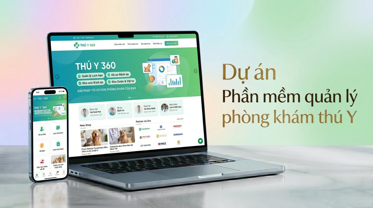 PM Quản lý phòng khám thú Y
